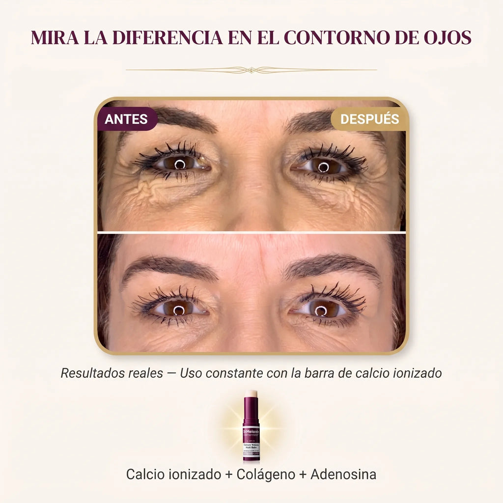 Barra Reafirmante Anti-Bolsas, ojeras y arrugas con Calcio + Colágeno